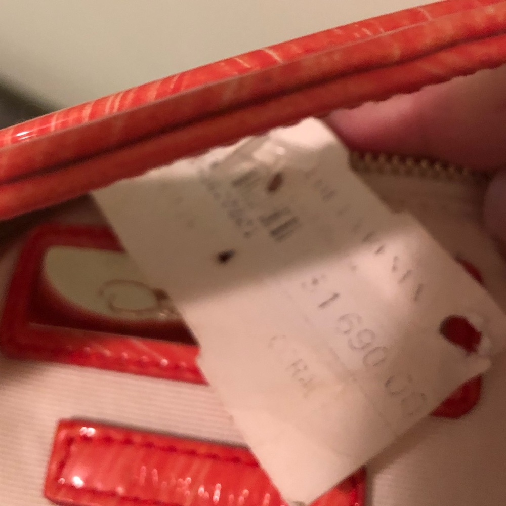 Oscar de la Renta Coral Goya Satchel - Picture 6 of 10